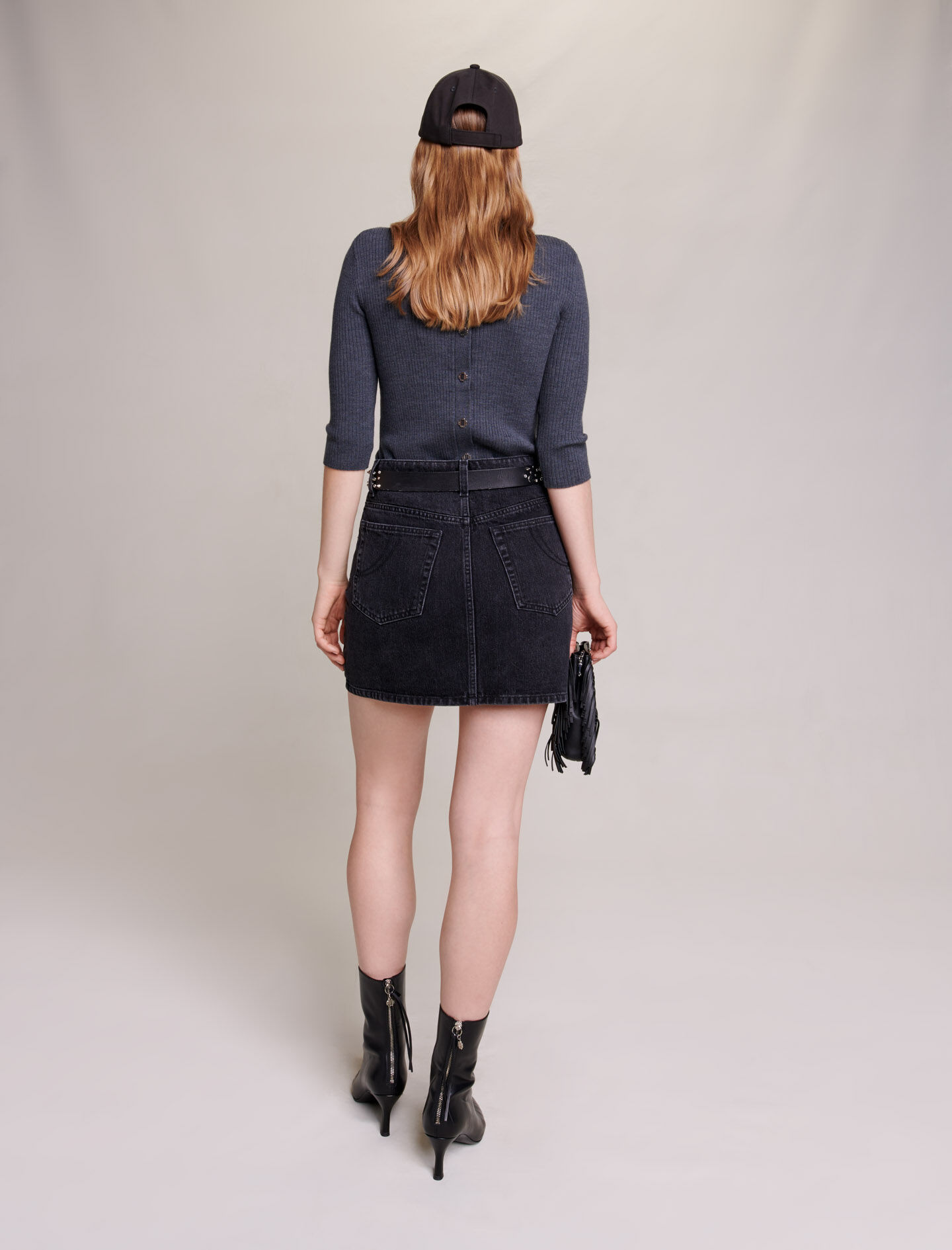 High Waist Design A-Line Short Denim Skirts – Tomscloth